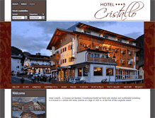 Tablet Screenshot of cristallo-hotel.it